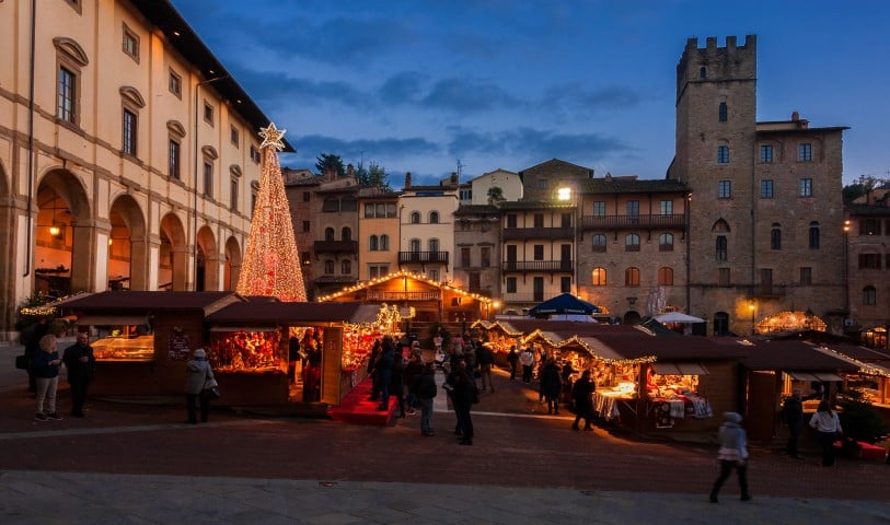 Arezzo Christmas market 2018